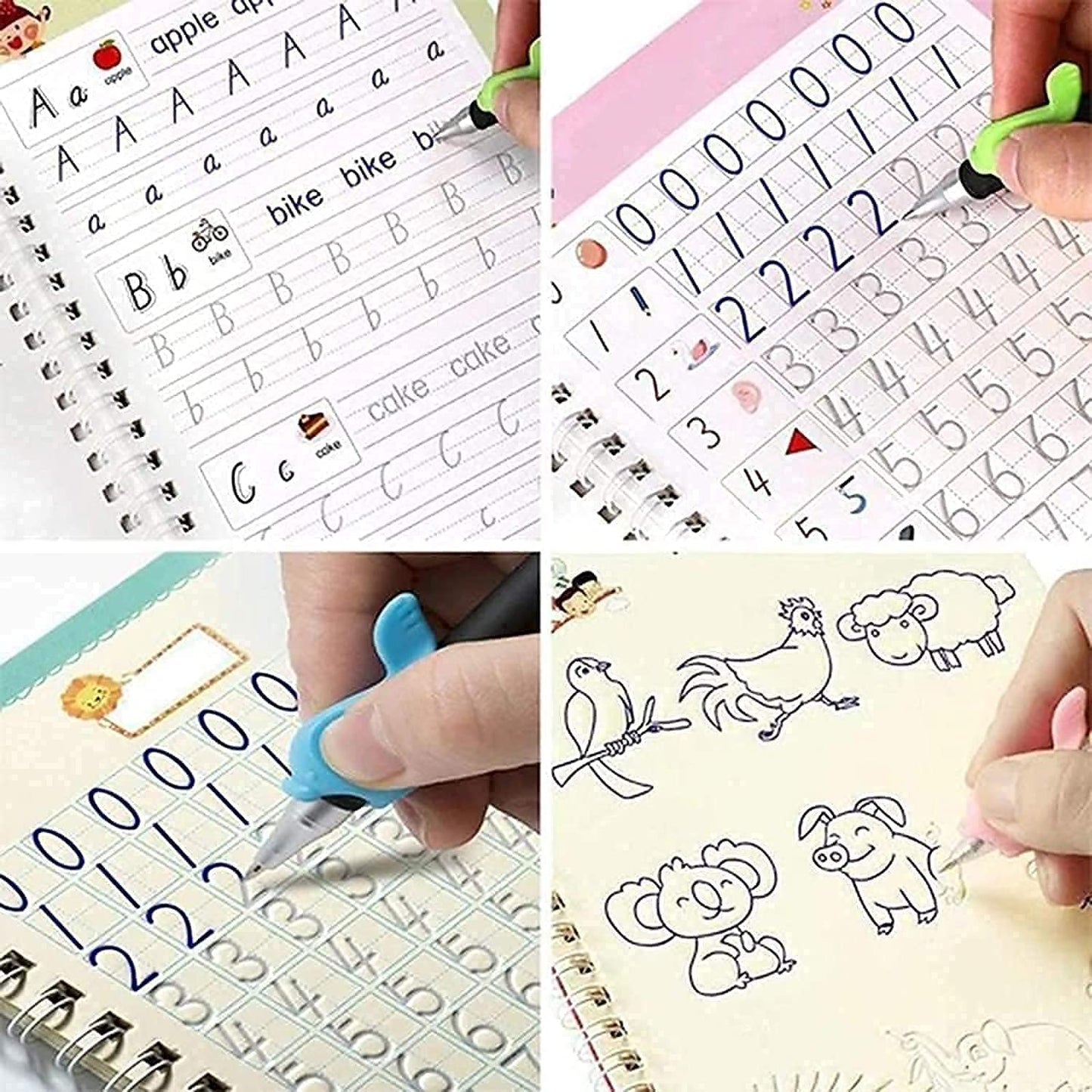 Reusable Magic Practice Books for kids. Learn, erase & reuse endlessly!