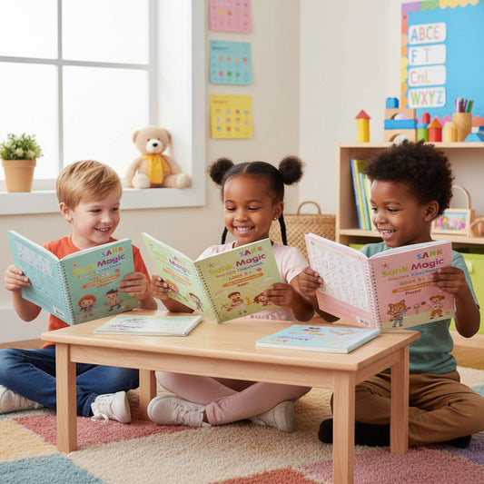 Reusable Magic Practice Books for kids. Learn, erase & reuse endlessly!