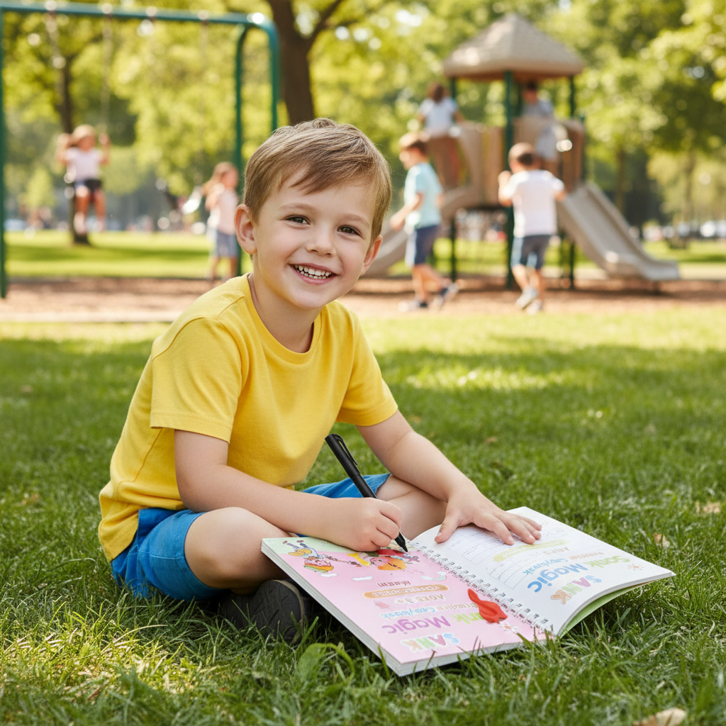 Reusable Magic Practice Books for kids. Learn, erase & reuse endlessly!